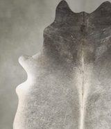 Medium Grey X-Large Brazilian Cowhide Rug 7'9"H x 6'0"W #B30638 by Hudson Hides