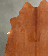 Solid Brown Large Brazilian Cowhide Rug 6'5"H x 6'0"W #B30639 by Hudson Hides