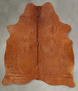 Solid Brown Large Brazilian Cowhide Rug 6'7"H x 5'2"W #B30640 by Hudson Hides