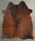 Warm Caramel Medium Brazilian Cowhide Rug 5'9"H x 4'11"W #B30642 by Hudson Hides