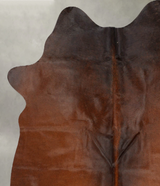 Warm Caramel Medium Brazilian Cowhide Rug 5'9"H x 4'11"W #B30642 by Hudson Hides