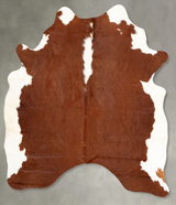 Hereford Large Brazilian Cowhide Rug 7'1"H x 5'5"W #B30647 by Hudson Hides