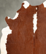 Hereford Large Brazilian Cowhide Rug 7'1"H x 5'5"W #B30647 by Hudson Hides
