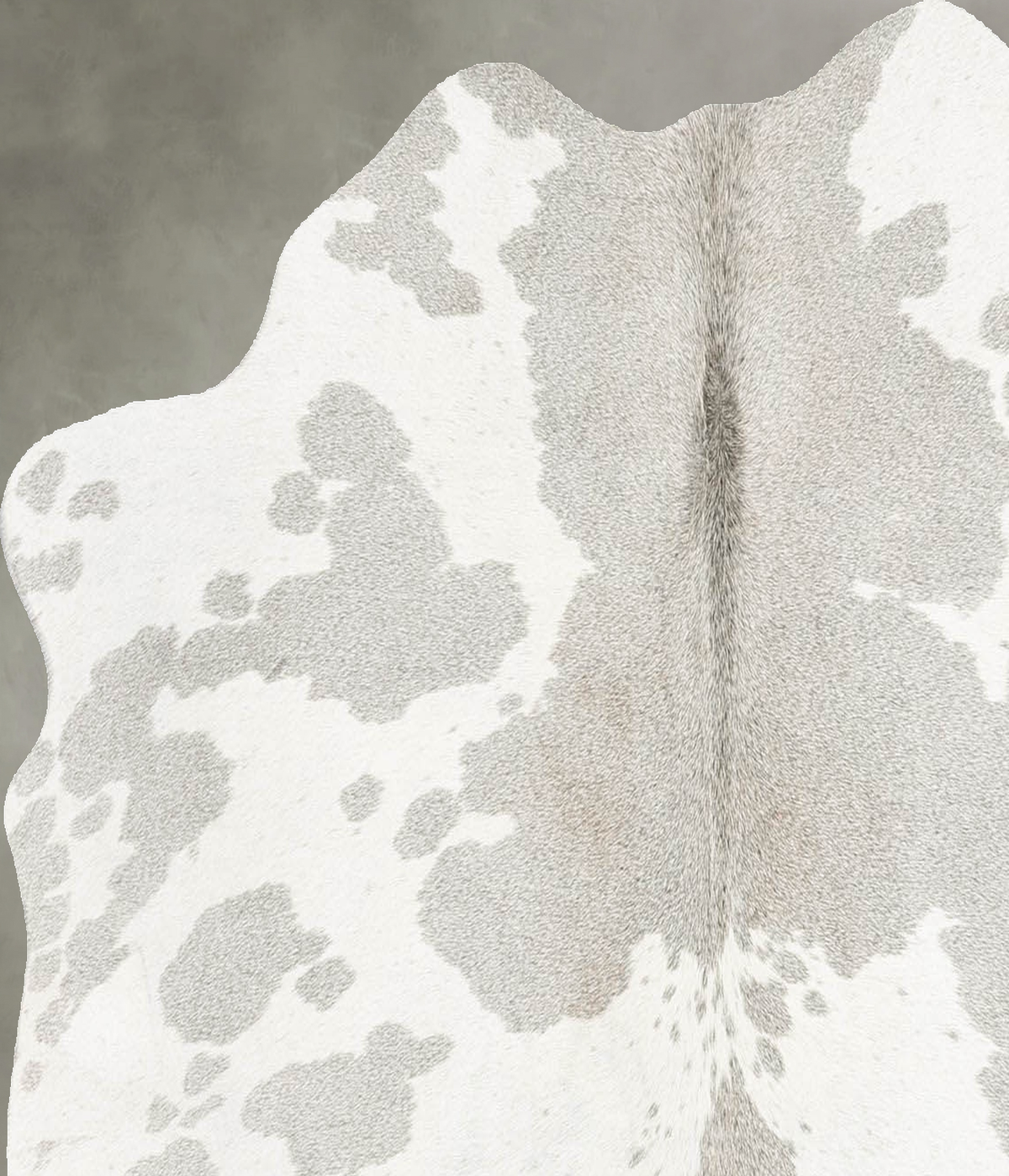 Medium Grey Medium Brazilian Cowhide Rug 3'11"H x 4'5"W #B30650 by Hudson Hides