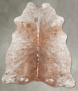 Salt and Pepper Brown Medium Brazilian Cowhide Rug 5'6"H x 4'3"W #B30652 by Hudson Hides