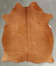 Solid Brown Medium Brazilian Cowhide Rug 6'2"H x 4'8"W #B30656 by Hudson Hides