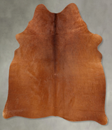 Solid Brown Large Brazilian Cowhide Rug 6'4"H x 4'10"W #B30657 by Hudson Hides