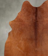 Solid Brown Large Brazilian Cowhide Rug 6'4"H x 4'10"W #B30657 by Hudson Hides