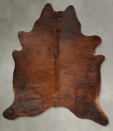 Medium Brindle XX-Large Brazilian Cowhide Rug 8'3"H x 6'9"W #B30660 by Hudson Hides