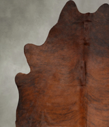 Medium Brindle XX-Large Brazilian Cowhide Rug 8'3"H x 6'9"W #B30660 by Hudson Hides