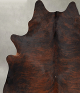 Dark Brindle XX-Large Brazilian Cowhide Rug 8'0"H x 6'6"W #B30663 by Hudson Hides