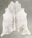 Grey Brindle X-Large Brazilian Cowhide Rug 7'3"H x 6'4"W #B30668 by Hudson Hides