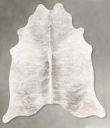 Grey Brindle X-Large Brazilian Cowhide Rug 7'3"H x 6'4"W #B30668 by Hudson Hides