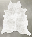 Grey Brindle XX-Large Brazilian Cowhide Rug 7'10"H x 6'11"W #B30671 by Hudson Hides