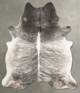 Grey Brindle XX-Large Brazilian Cowhide Rug 8'6"H x 6'9"W #B30672 by Hudson Hides