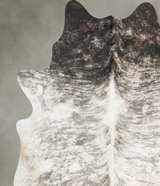 Grey Brindle XX-Large Brazilian Cowhide Rug 7'5"H x 6'10"W #B30674 by Hudson Hides