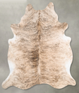 Light Brindle X-Large Brazilian Cowhide Rug 7'2"H x 6'7"W #B30677 by Hudson Hides
