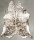 Light Brindle XX-Large Brazilian Cowhide Rug 8'4"H x 7'9"W #B30679 by Hudson Hides