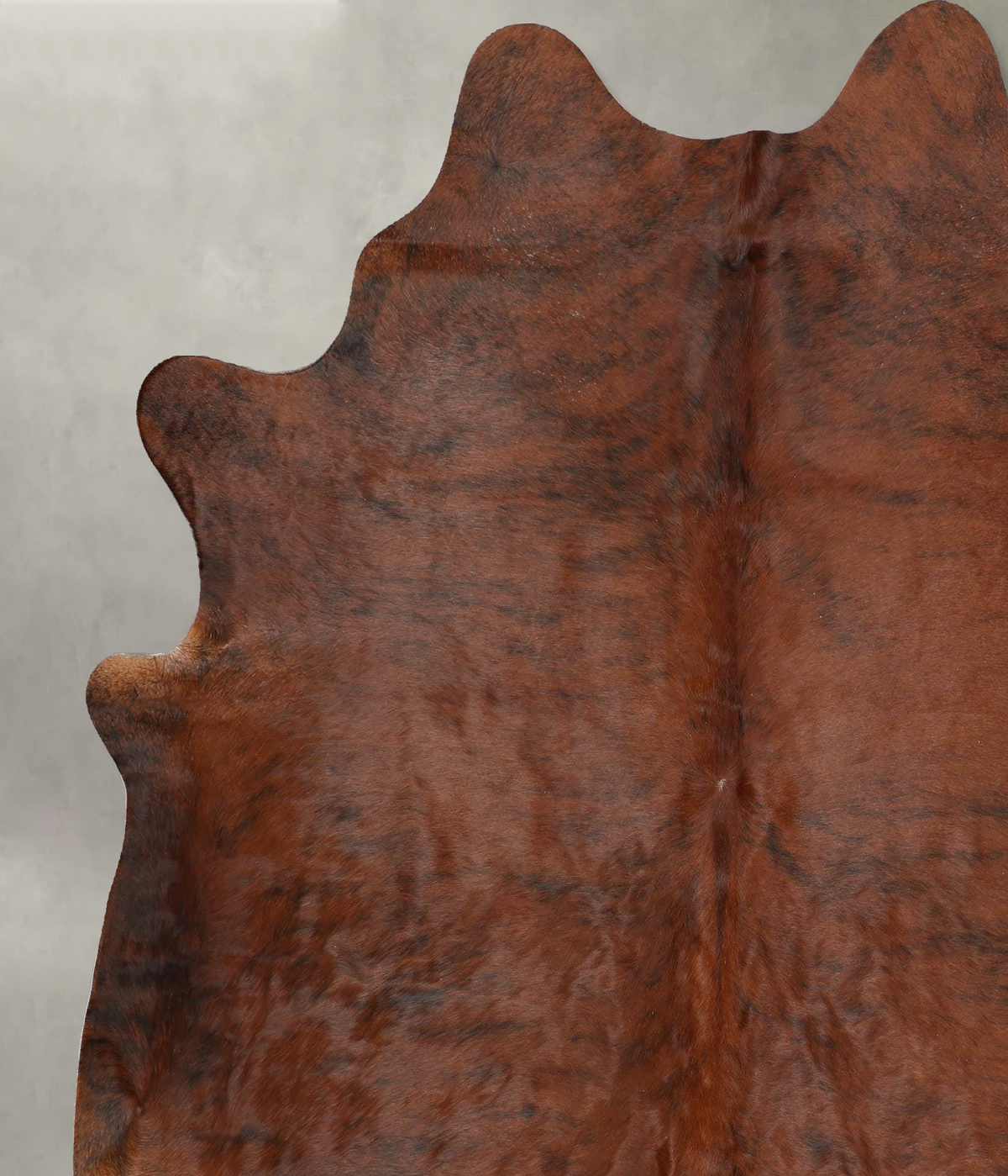 Medium Brindle X-Large Brazilian Cowhide Rug 7'6"H x 6'5"W #B30681 by Hudson Hides