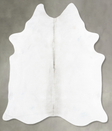 Light Grey XX-Large Brazilian Cowhide Rug 7'11"H x 6'5"W #B30682 by Hudson Hides