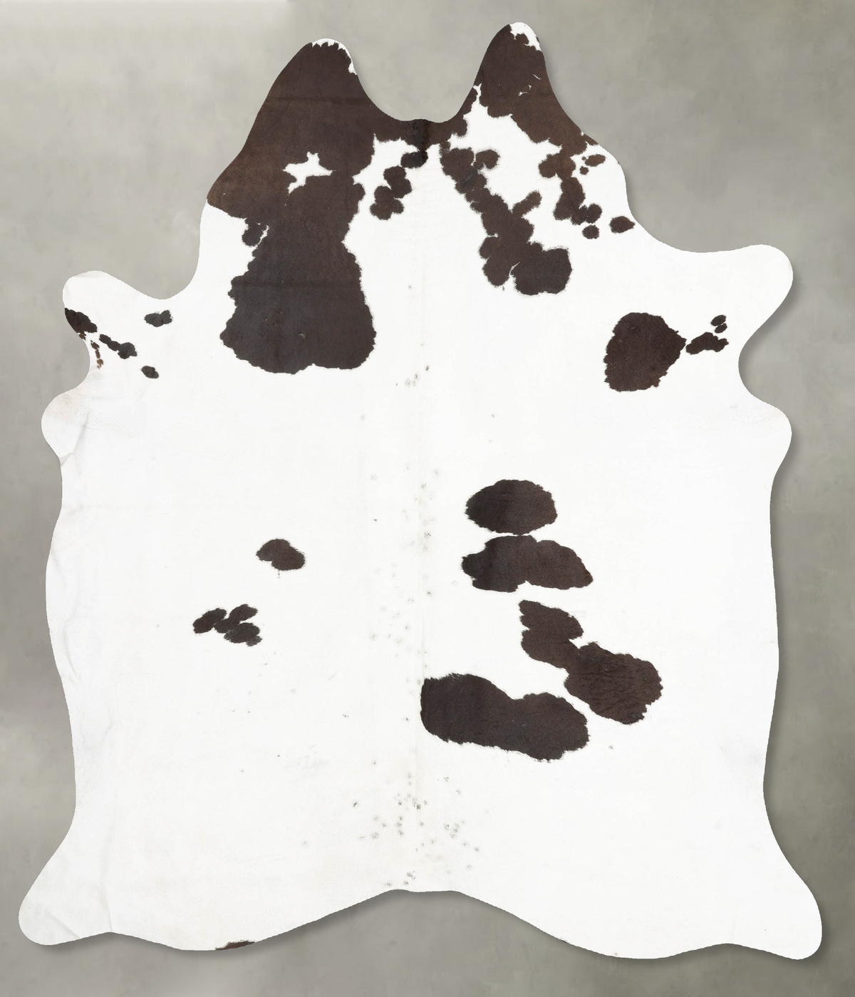Chocolate and White Cowhide Rug #B30683