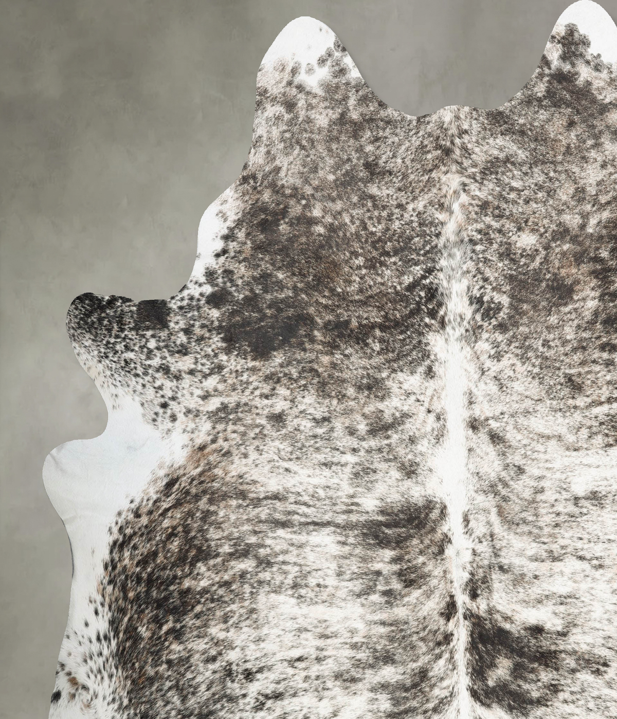 Grey Brindle XX-Large Brazilian Cowhide Rug 8'6"H x 7'6"W #B30688 by Hudson Hides