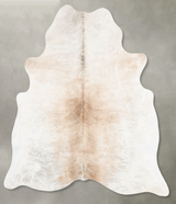 Light Brindle X-Large Brazilian Cowhide Rug 7'6"H x 6'7"W #B30689 by Hudson Hides