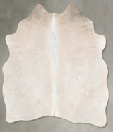 Grey with Beige Medium Brazilian Cowhide Rug 5'6"H x 4'10"W #B30690 by Hudson Hides