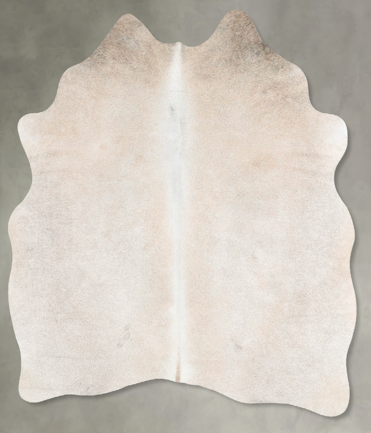 Grey with Beige Cowhide Rug #B30690
