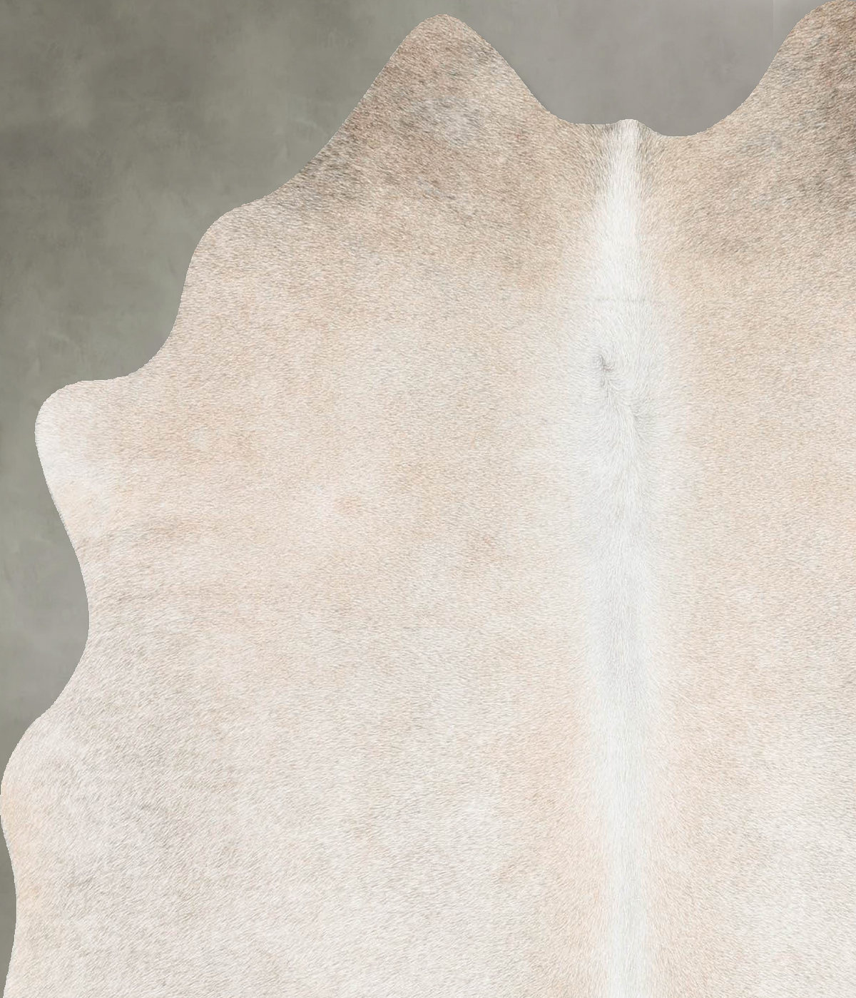 Grey with Beige Medium Brazilian Cowhide Rug 5'6"H x 4'10"W #B30690 by Hudson Hides