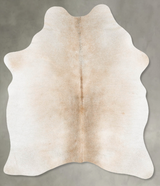 Grey with Beige Medium Brazilian Cowhide Rug 6'2"H x 4'5"W #B30691 by Hudson Hides