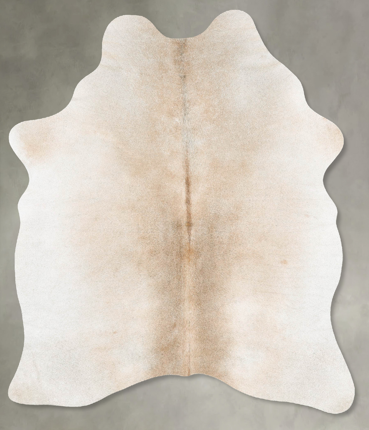 Grey with Beige Cowhide Rug #B30691