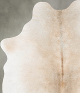 Grey with Beige Medium Brazilian Cowhide Rug 6'2"H x 4'5"W #B30691 by Hudson Hides