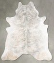 Grey Brindle XX-Large Brazilian Cowhide Rug 8'0"H x 7'0"W #B30701 by Hudson Hides