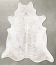 Light Brindle XX-Large Brazilian Cowhide Rug 7'6"H x 6'11"W #B30702 by Hudson Hides