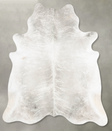 Grey Brindle XX-Large Brazilian Cowhide Rug 7'9"H x 7'3"W #B30704 by Hudson Hides