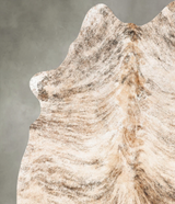 Light Brindle Large Brazilian Cowhide Rug 6'2"H x 5'1"W #B30705 by Hudson Hides