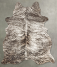 Grey Brindle X-Large Brazilian Cowhide Rug 7'4"H x 5'8"W #B30709 by Hudson Hides