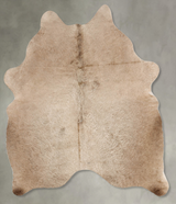 Taupe Large Brazilian Cowhide Rug 6'8"H x 5'5"W #B30710 by Hudson Hides