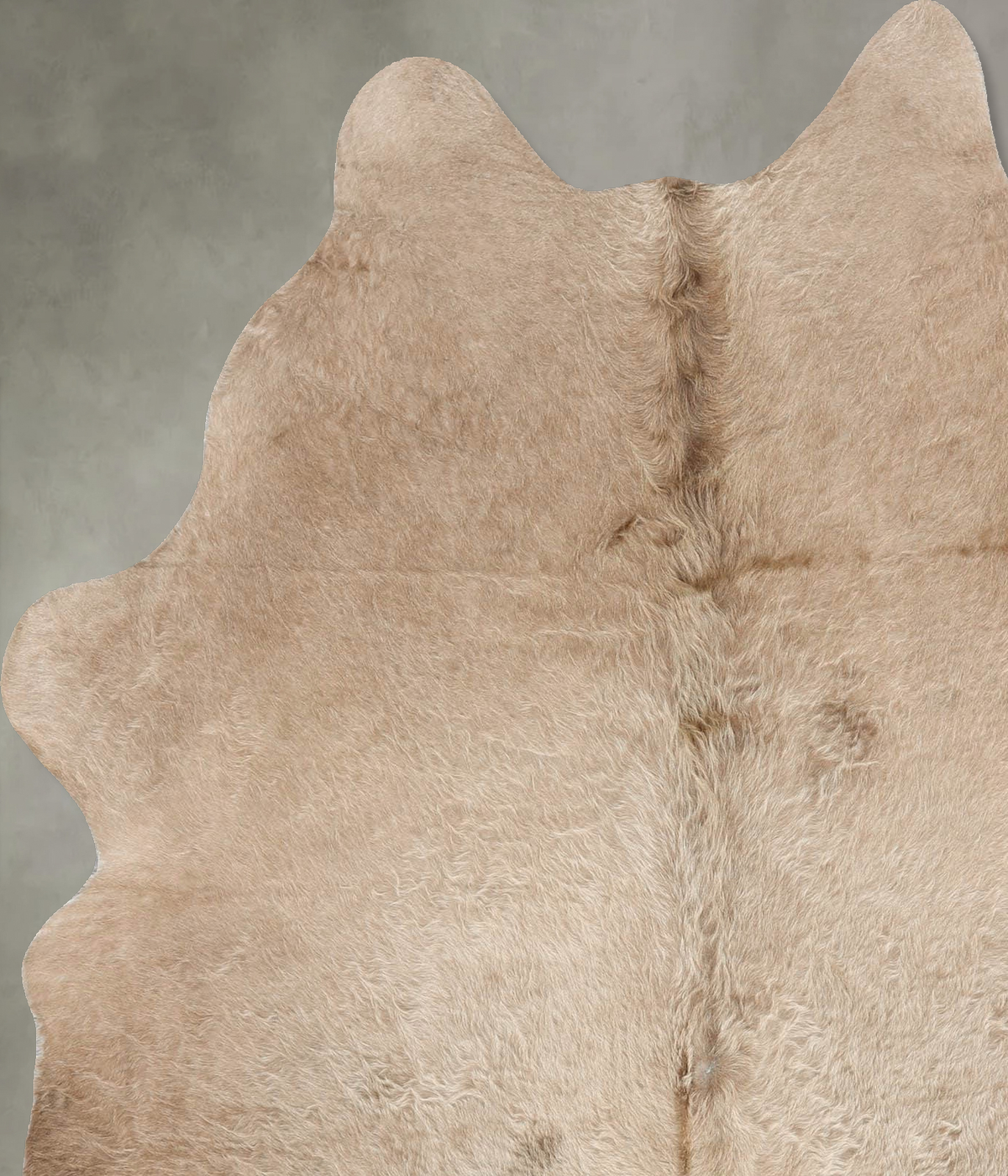 Taupe Large Brazilian Cowhide Rug 6'8"H x 5'5"W #B30710 by Hudson Hides