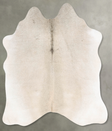 Grey with Beige Medium Brazilian Cowhide Rug 5'7"H x 5'3"W #B30711 by Hudson Hides
