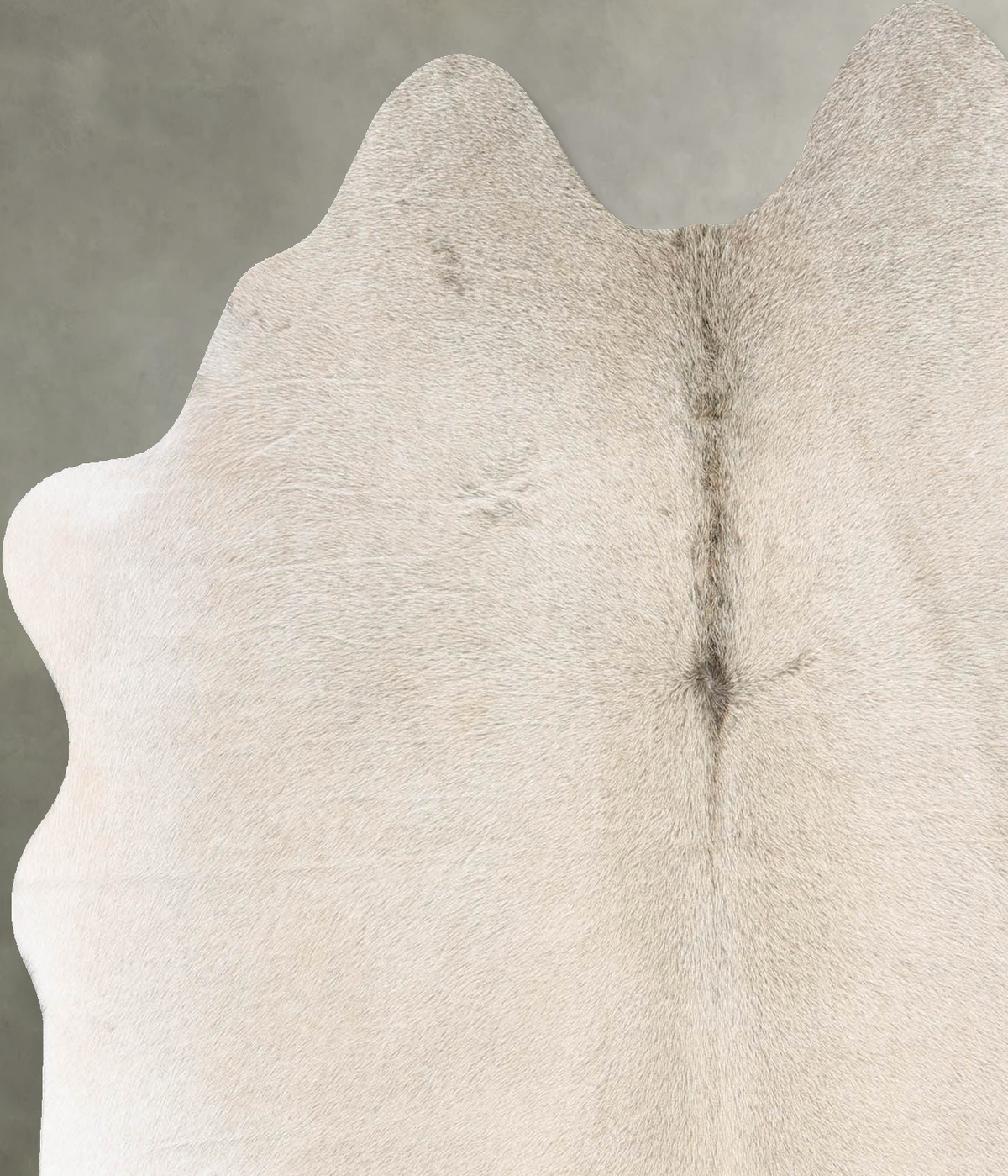 Grey with Beige Medium Brazilian Cowhide Rug 5'7"H x 5'3"W #B30711 by Hudson Hides