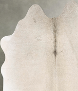 Grey with Beige Medium Brazilian Cowhide Rug 5'7"H x 5'3"W #B30711 by Hudson Hides