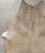 Taupe X-Large Brazilian Cowhide Rug 7'10"H x 6'4"W #B30713 by Hudson Hides