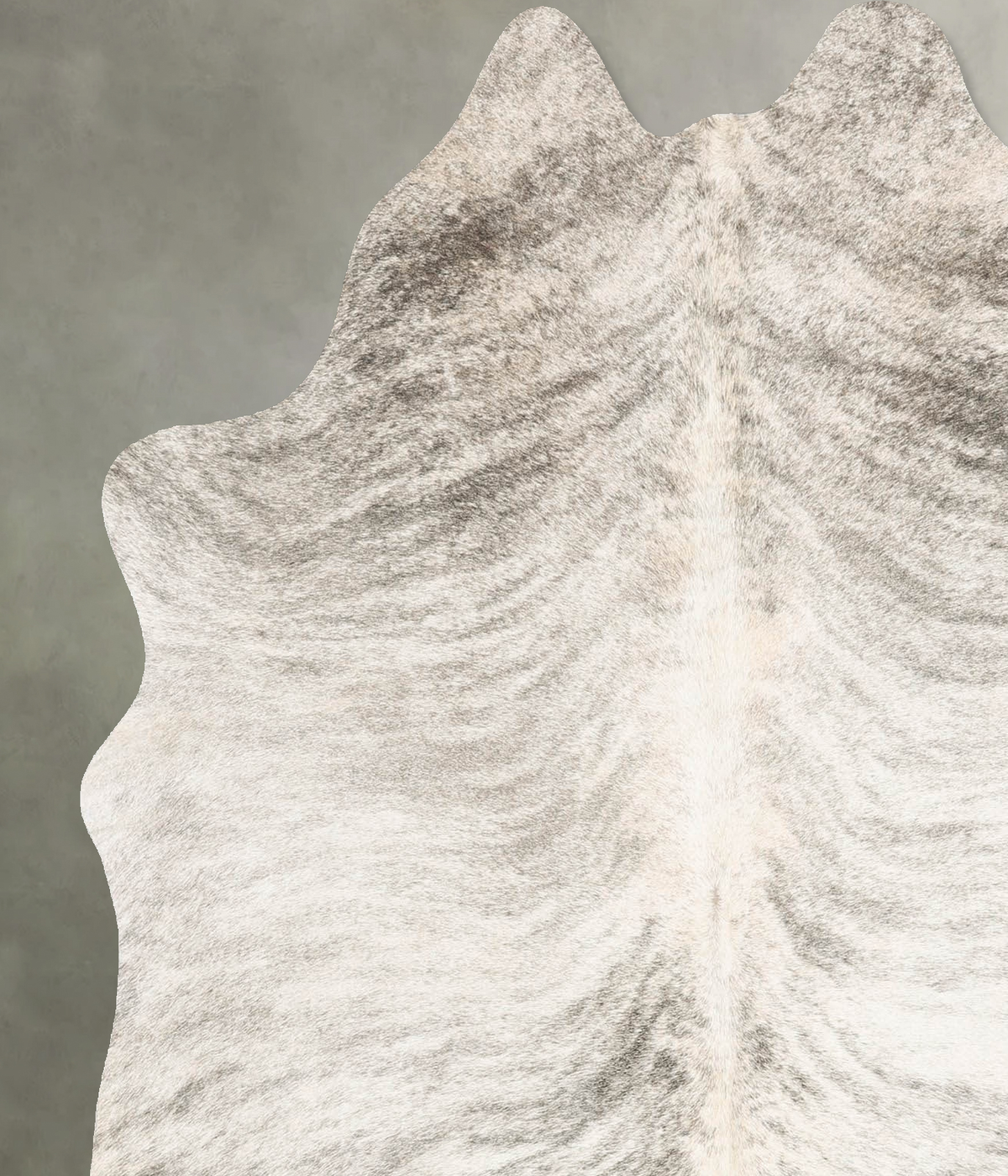 Light Brindle Large Brazilian Cowhide Rug 5'11"H x 5'2"W #B30716 by Hudson Hides