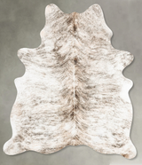 Light Brindle Large Brazilian Cowhide Rug 7'1"H x 5'2"W #B30719 by Hudson Hides