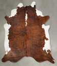 Tricolor XX-Large Brazilian Cowhide Rug 9'7"H x 8'0"W #B30723 by Hudson Hides
