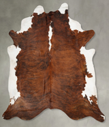 Tricolor XX-Large Brazilian Cowhide Rug 9'7"H x 8'0"W #B30723 by Hudson Hides