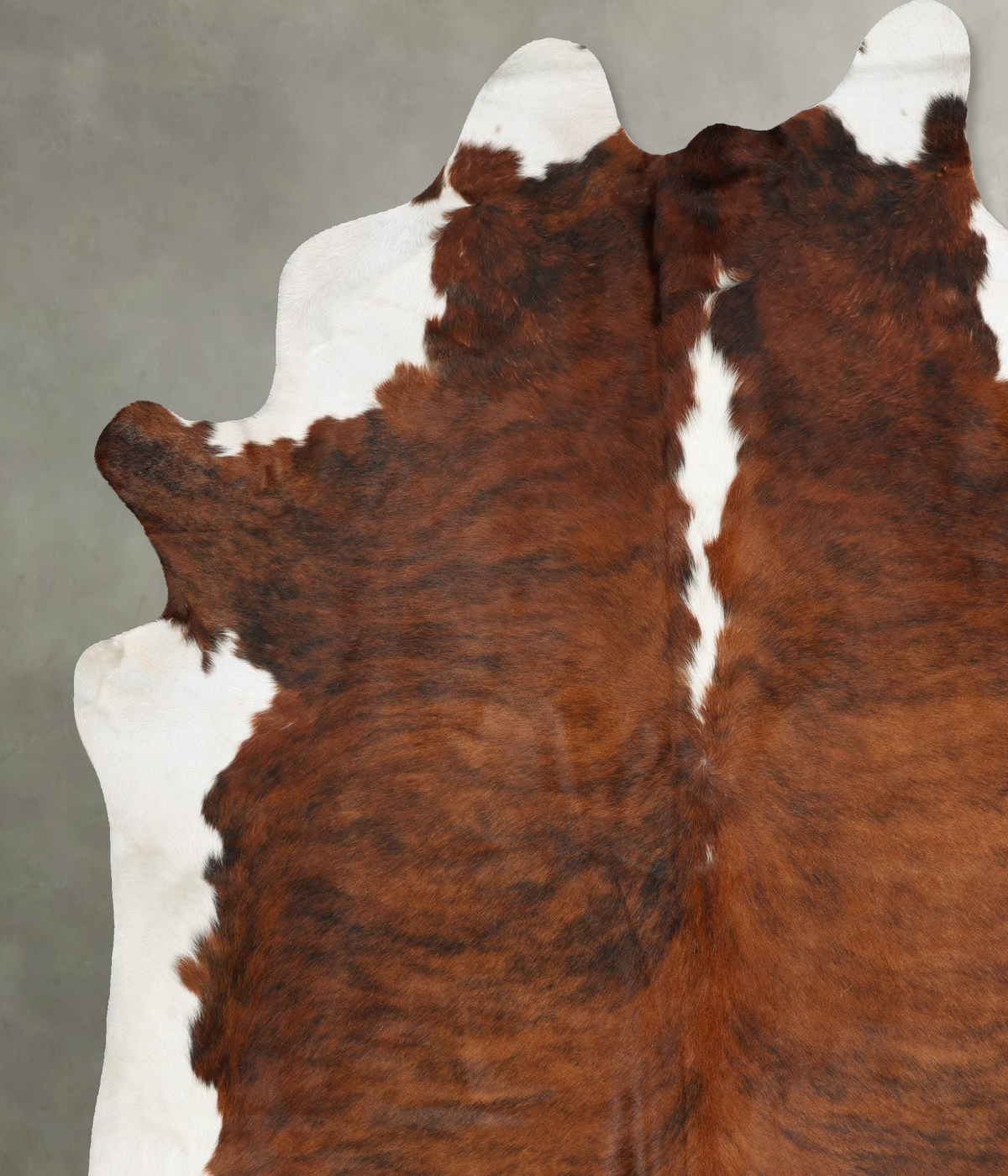 Tricolor XX-Large Brazilian Cowhide Rug 9'7"H x 8'0"W #B30723 by Hudson Hides