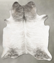 Grey Brindle XX-Large Brazilian Cowhide Rug 8'4"H x 6'8"W #B30728 by Hudson Hides